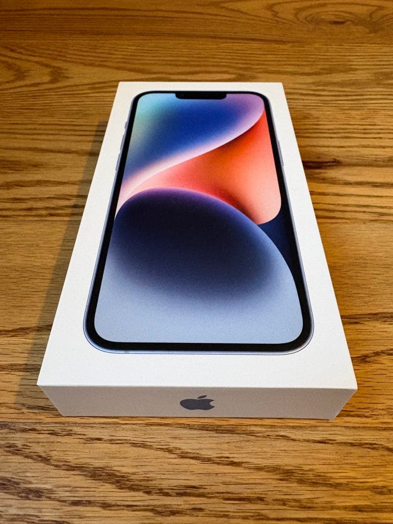 ☆極美品！☆Apple iPhone 14ブルー アップルストア版