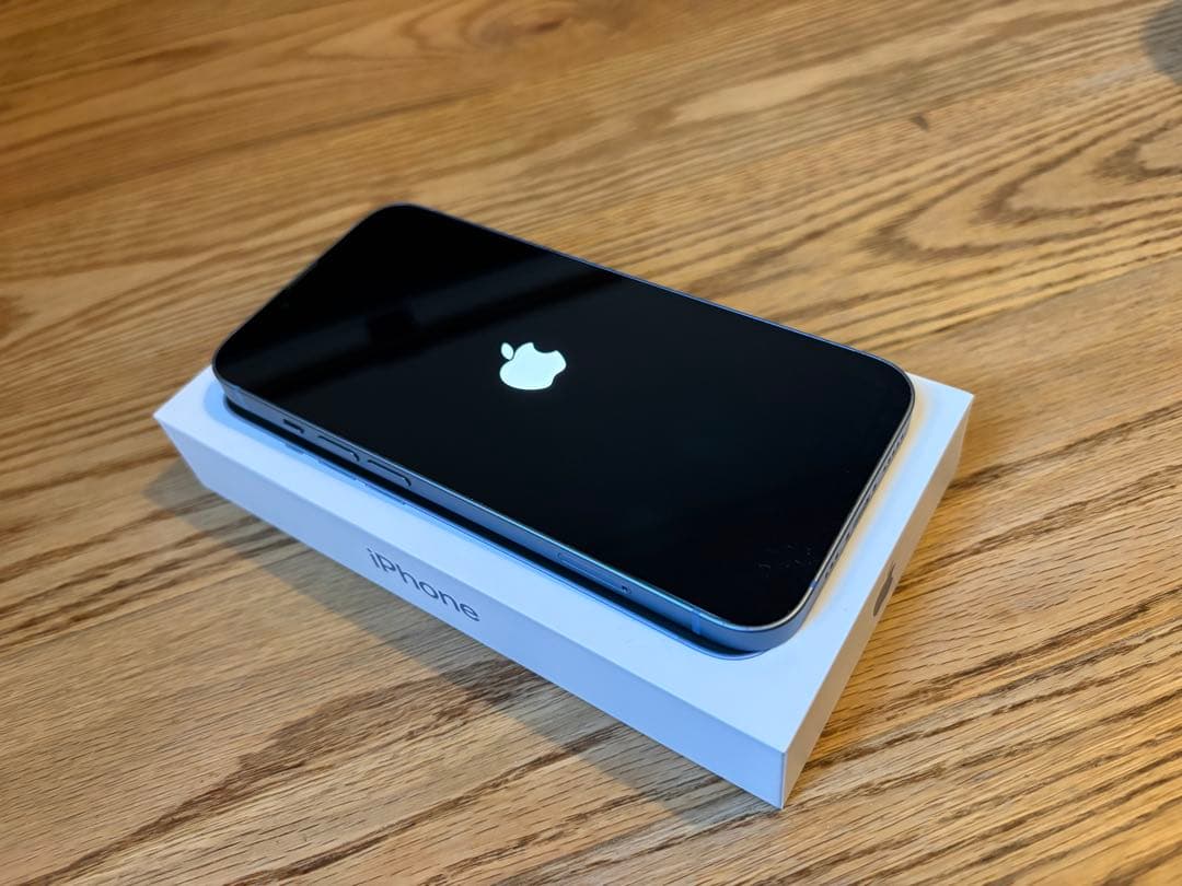 ☆極美品！☆Apple iPhone 14ブルー アップルストア版