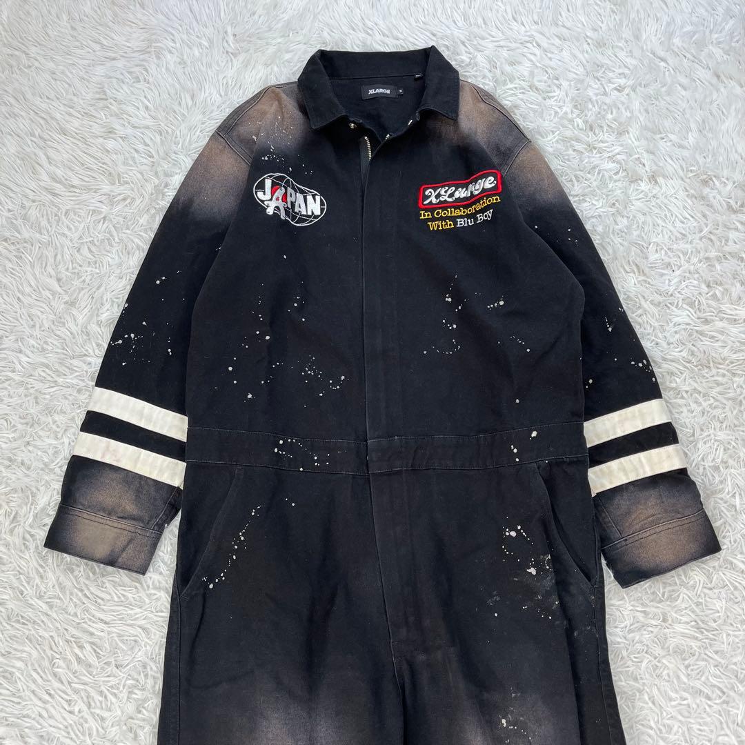 XLARGE×Blu Boy　コラボ　JUMPSUIT　ジャンプスーツ　ツナギ