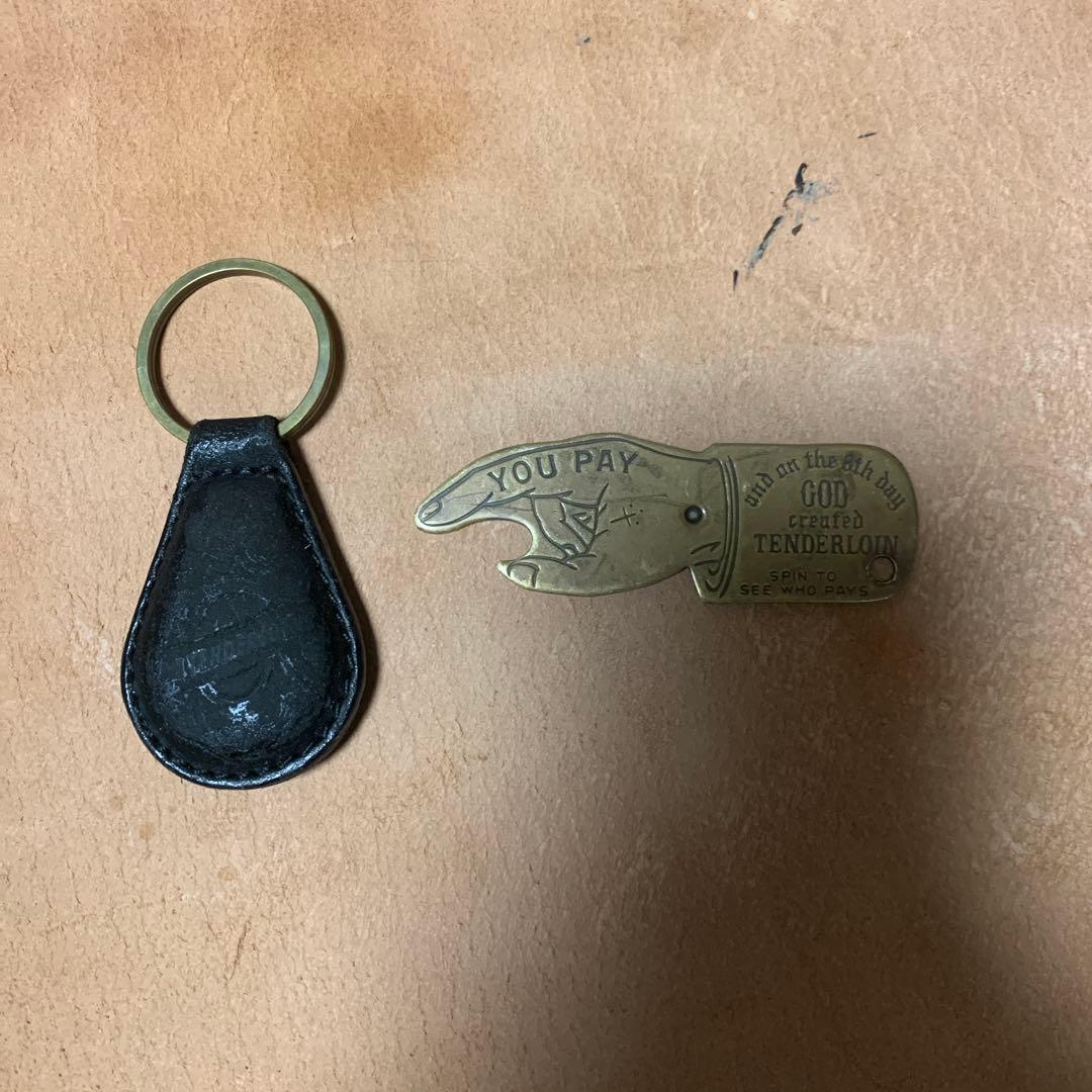 希少 TENDERLOIN テンダーロイン キーホルダー you pay 真鍮