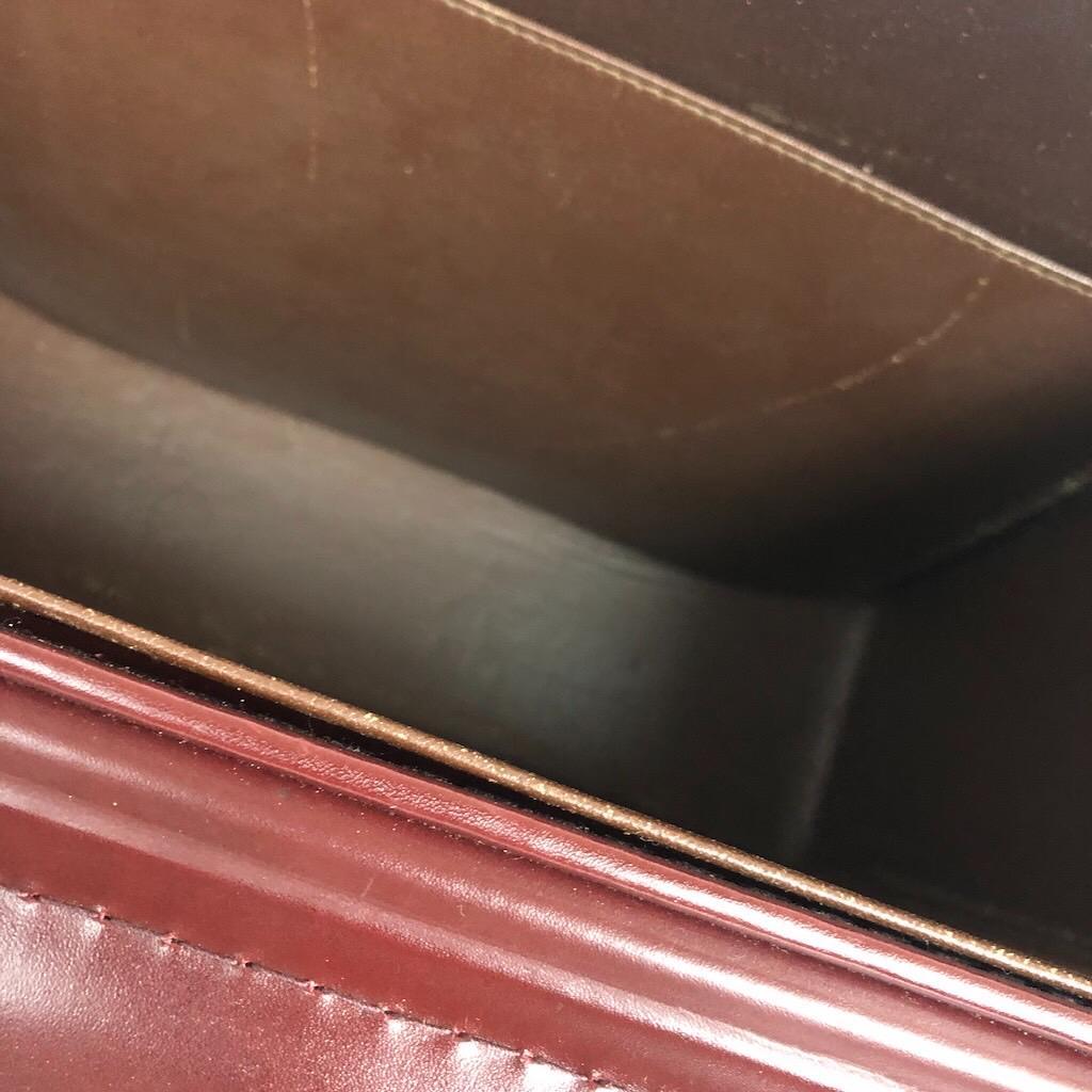 Cartier カルティエ トランクケース ドクターズバッグ マスト ボルドー