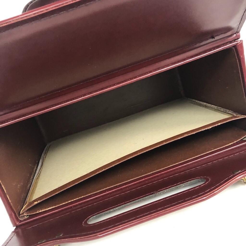 Cartier カルティエ トランクケース ドクターズバッグ マスト ボルドー