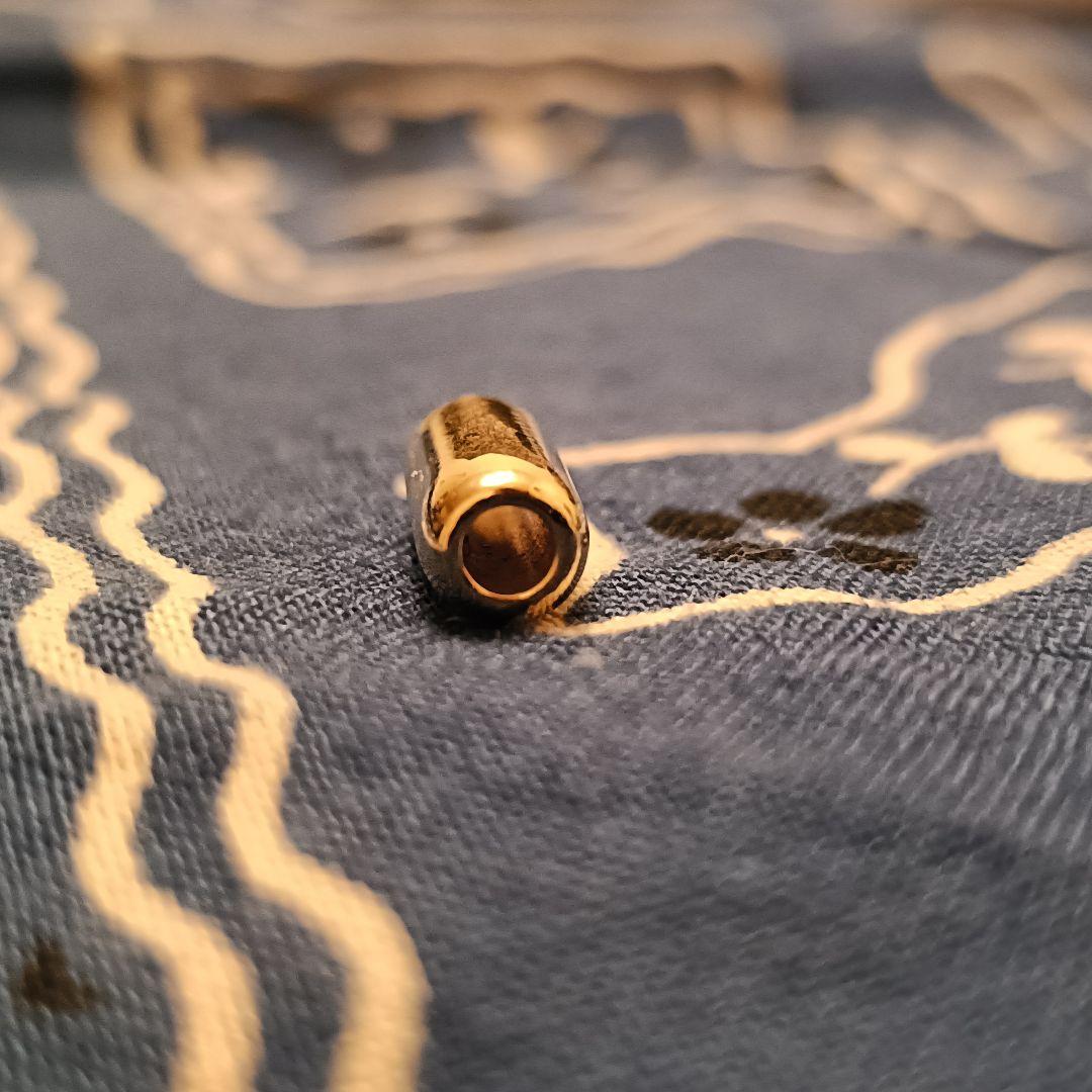 週末限定値下　パイプビーズ　ゴールド（18金）Creema職人様より購入