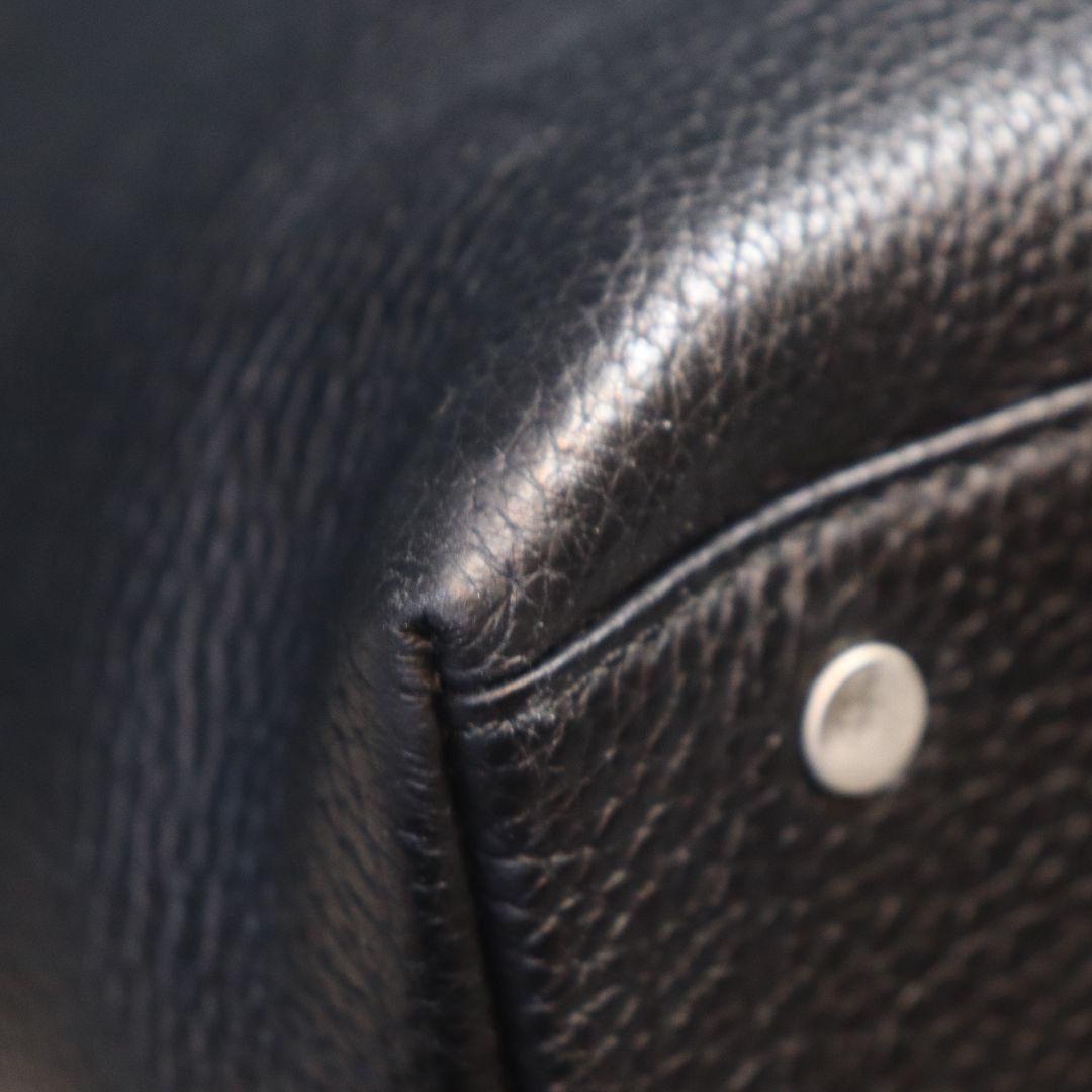 HERGOPOCH A4可 2way レザー トートバッグ ビジネス ブラック