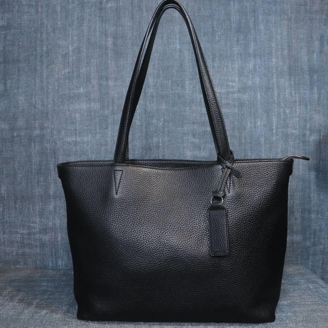 HERGOPOCH A4可 2way レザー トートバッグ ビジネス ブラック