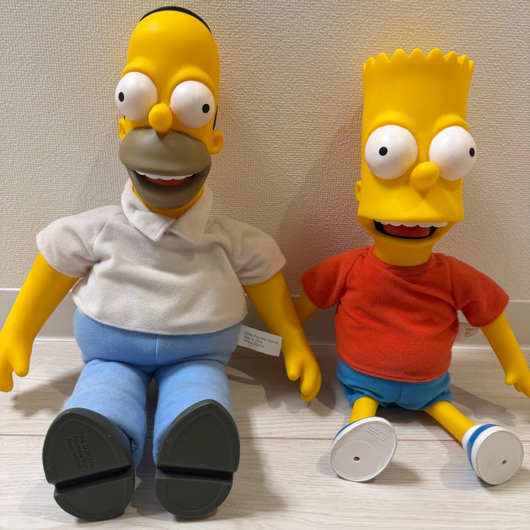 ホーマー・シンプソン バート・シンプソン フィギュアセット　特大　サイズ