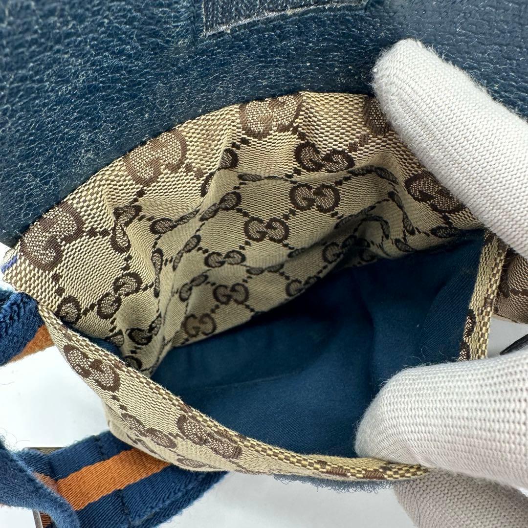 【極美品】GUCCI ボディバッグ シェリーライン GG キャンバス