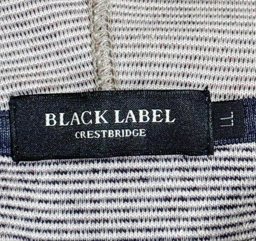 BLACKLABEL CRESTBRIDGE 毛混ボアパーカー チェック　LL
