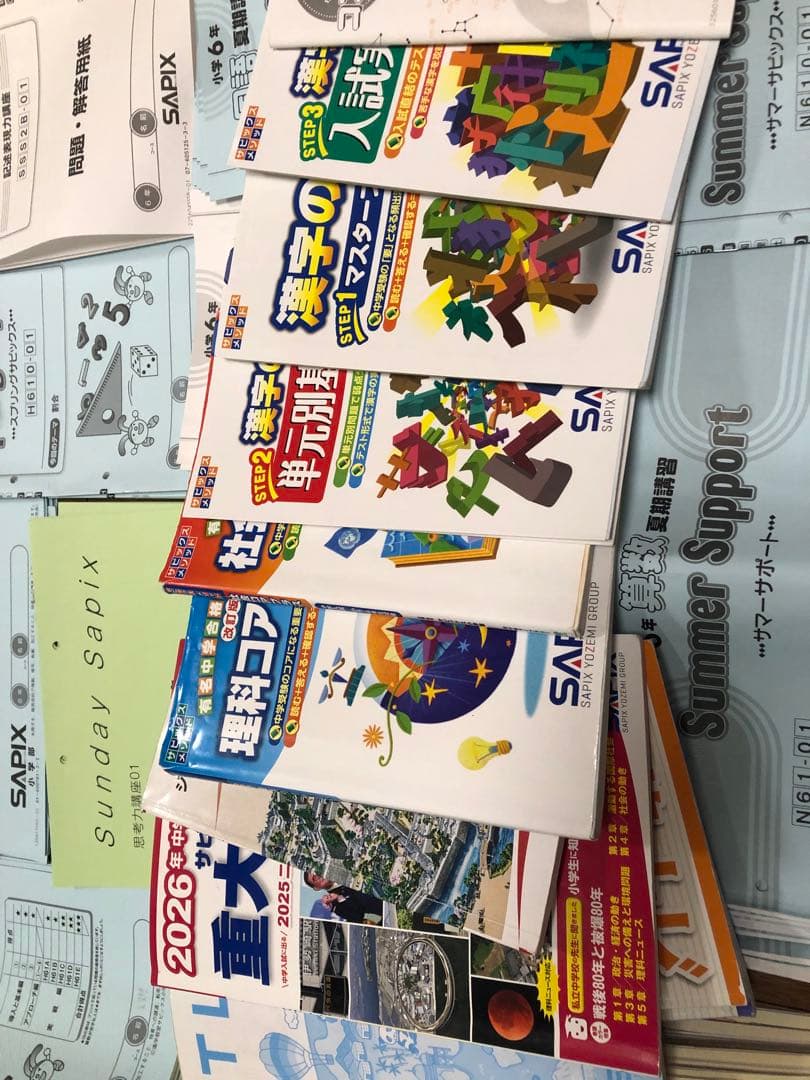 まゆ　SAPIX 2025年度　6年生　1年間分（1/3）