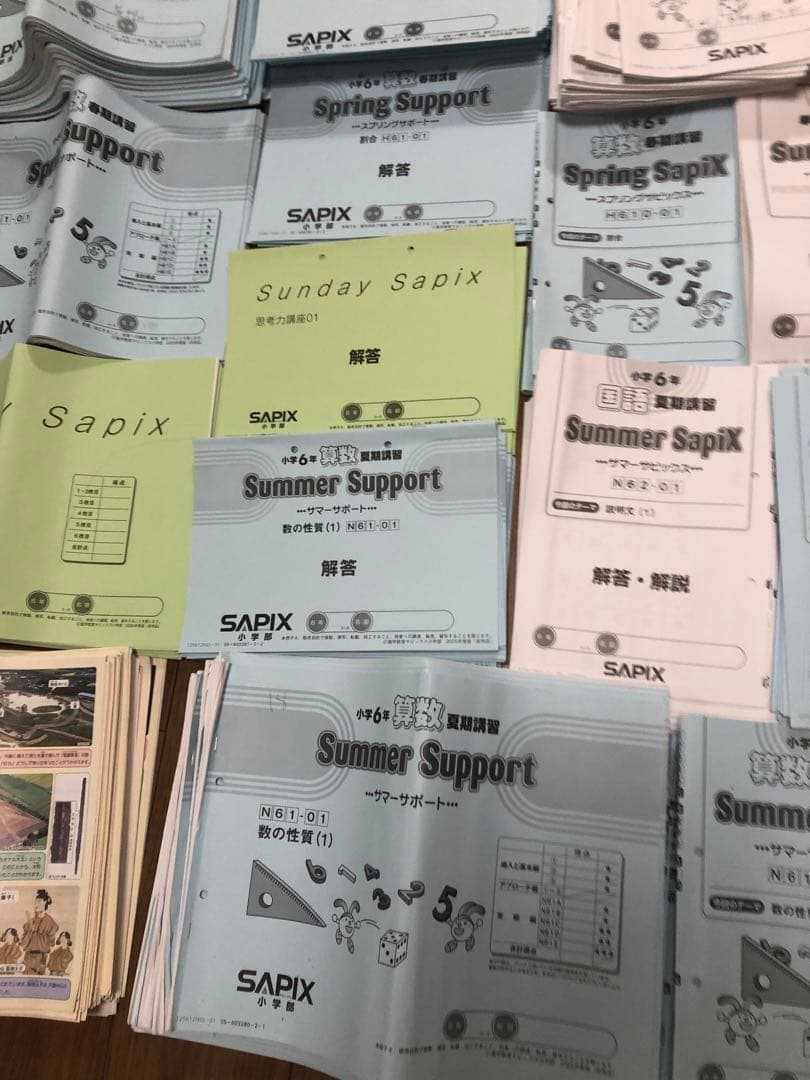 まゆ　SAPIX 2025年度　6年生　1年間分（1/3）