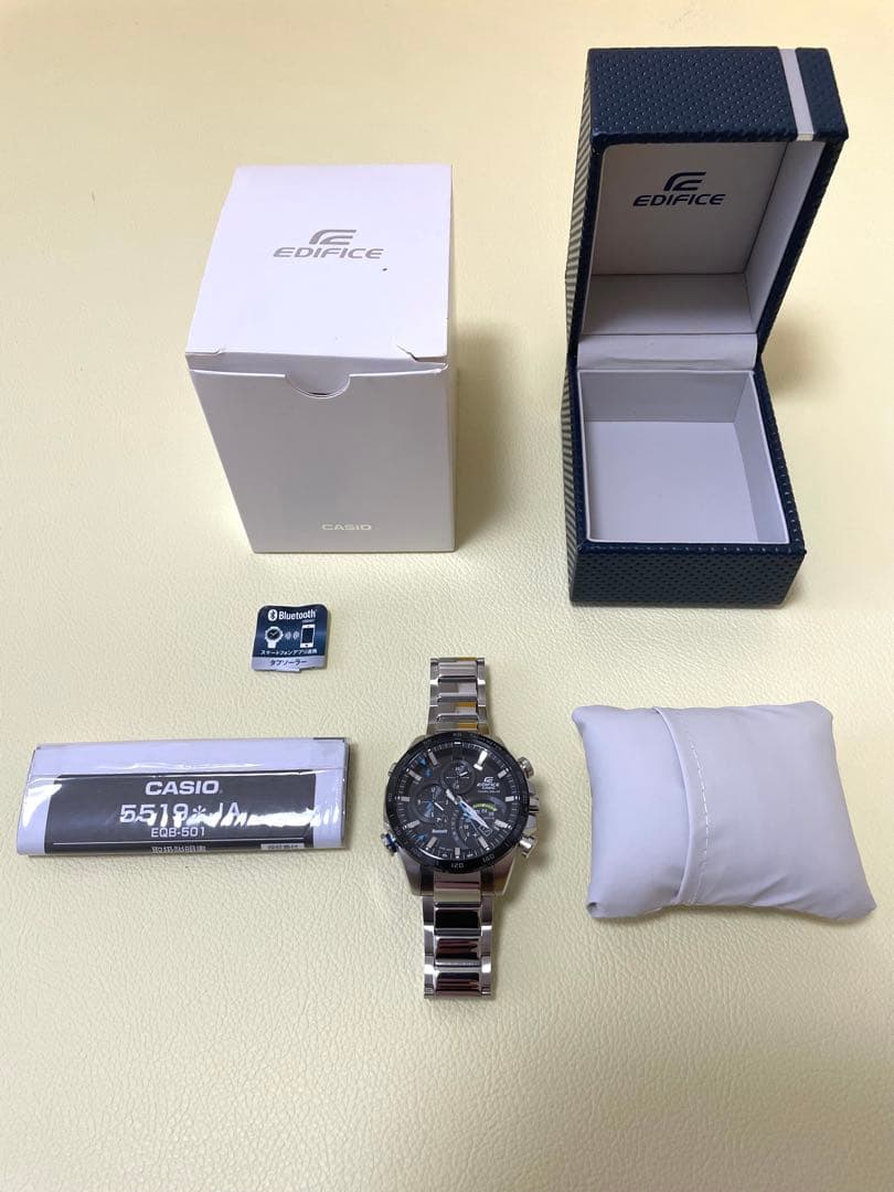 CASIO EDIFICE EQB-501XDB-1AJF ソーラー