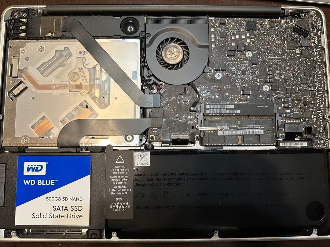 MacBook Pro 2012年 i5 RAM16GB SSD500GB