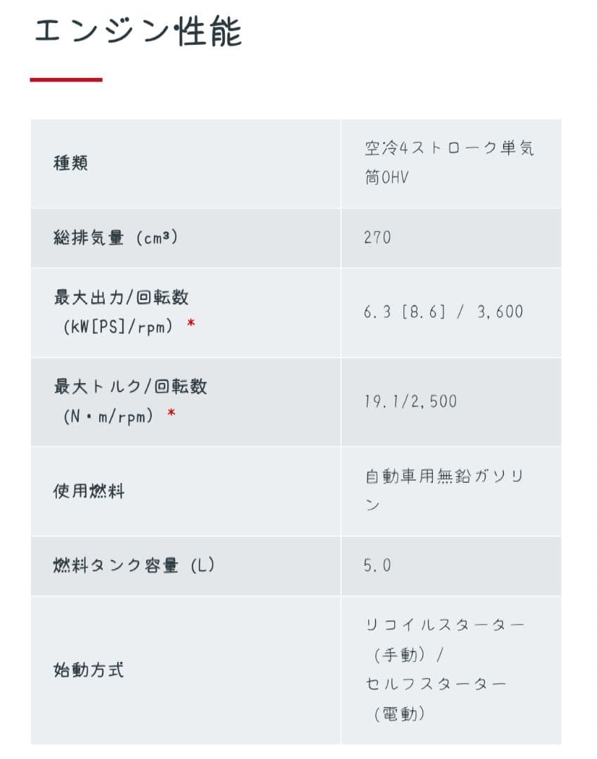 Honda　ホンダ HSS970n 除雪機　9馬力　270cc