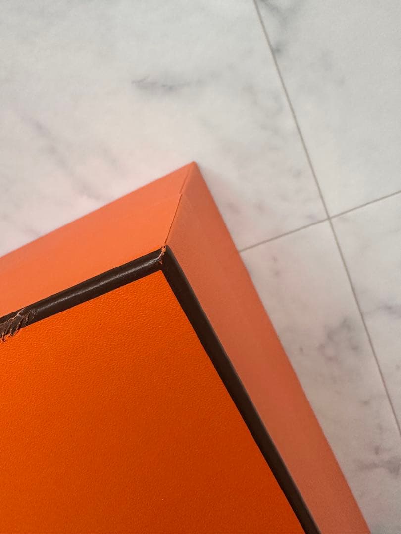 HERMES 空箱 ケリー28 オレンジ ボックス　1496