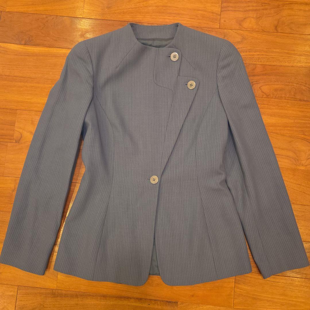 GIORGIO ARMANI アルマーニ セットアップ スーツ グレー 丈長め