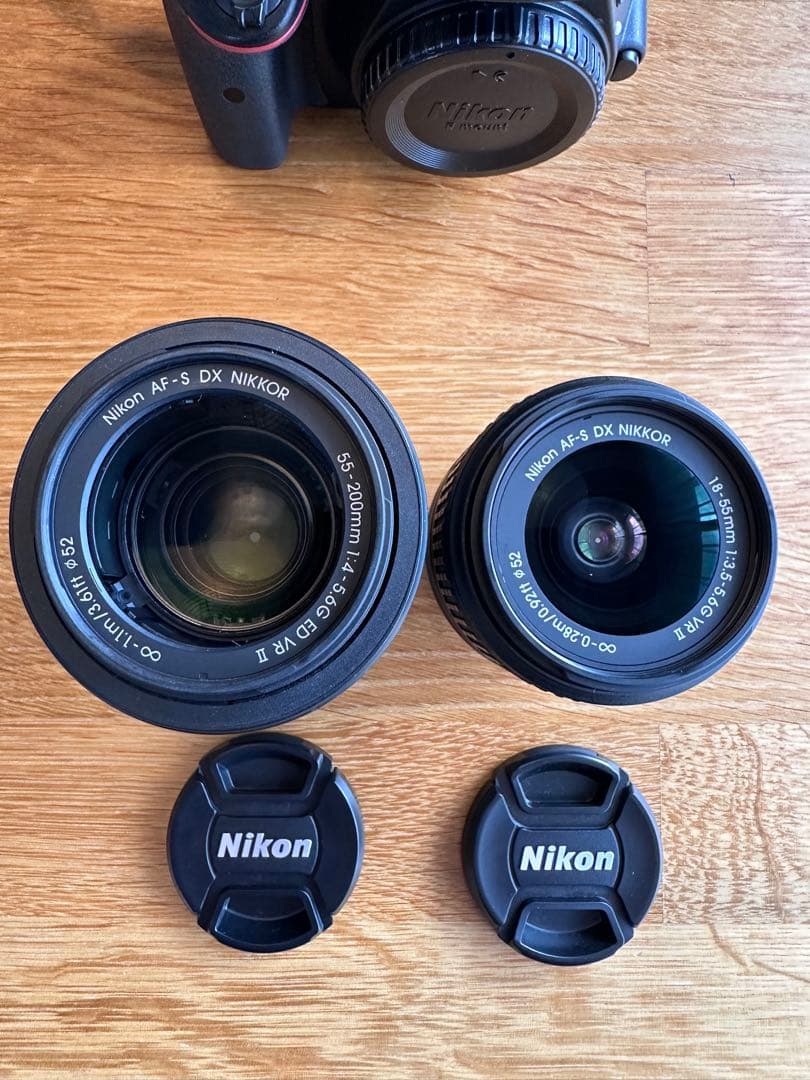 【箱、カメラバッグ付き】NikonD5300デジタル一眼レフカメラ レンズセット