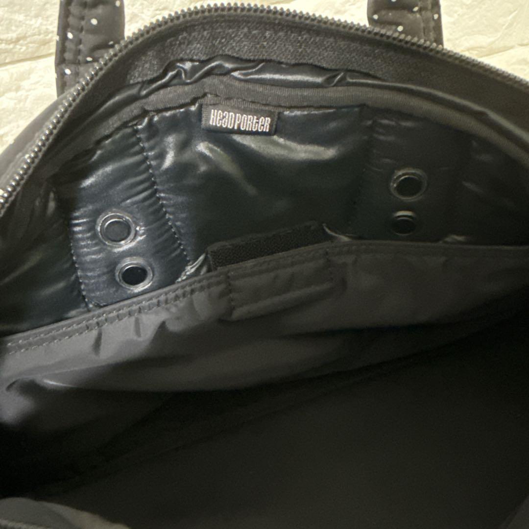 美品⭐︎ヘッドポーター／廃盤ブラックビューティードット柄ドラムバッグ⭐︎