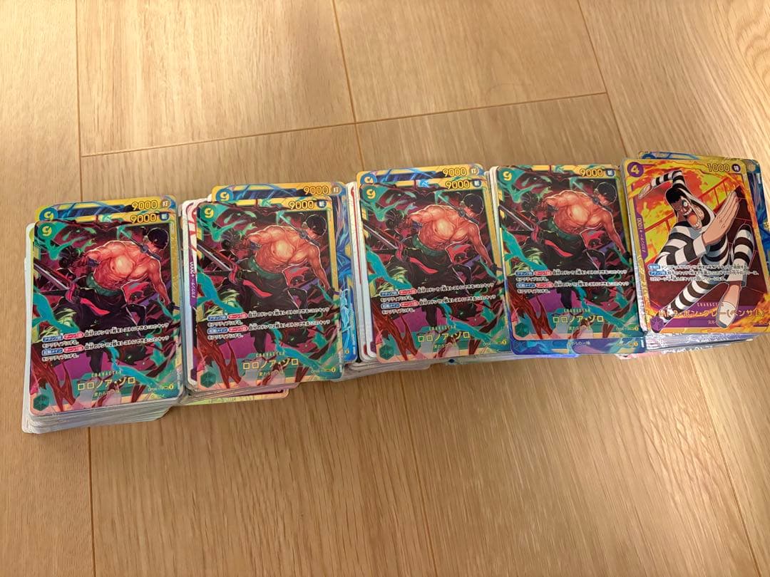 ワンピースカードゲーム ザベスト2 SR・SEC、ノーマルホイル5500枚以上