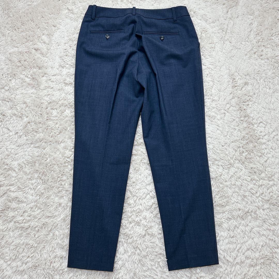 【美品】グリーンレーベルリラクシング ネイビー スーツ ノーカラー パンツ M