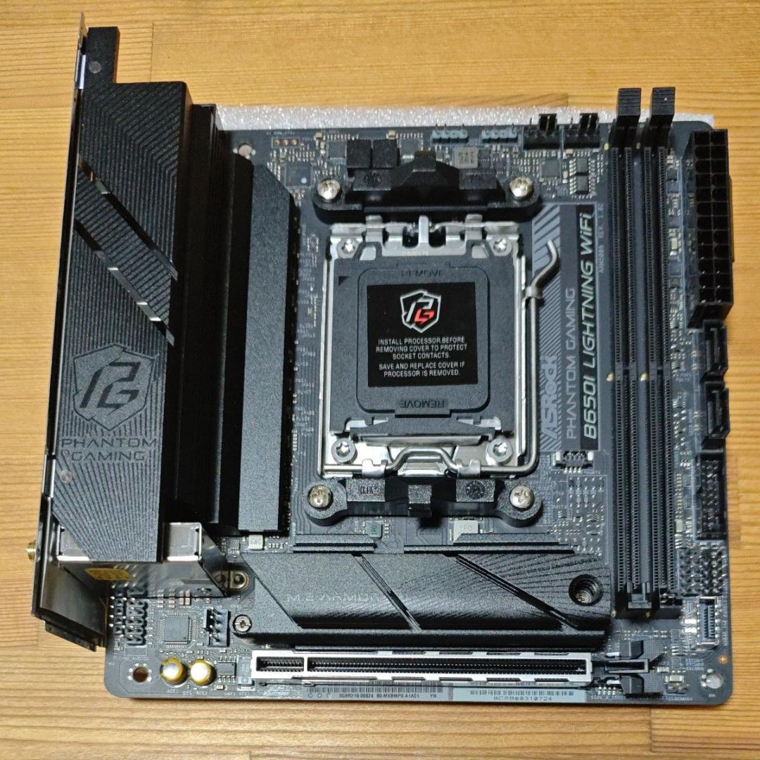 ASRock B650I Lightning WiFi 動作品