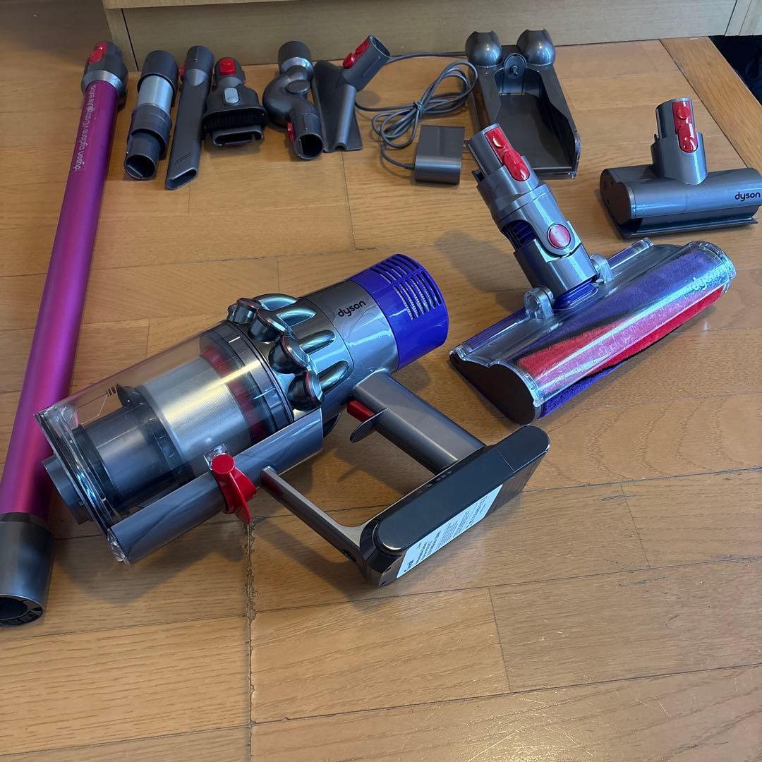 Dyson SV12分解清掃、バッテリー、エアフィルター、トリガーロック新品