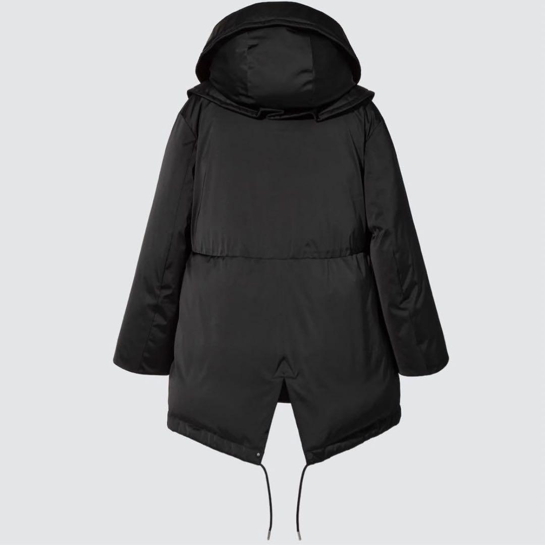 未使用級　人気完売　ユニクロ　プラスジェイ　ダウンショートコート　ブラック　L