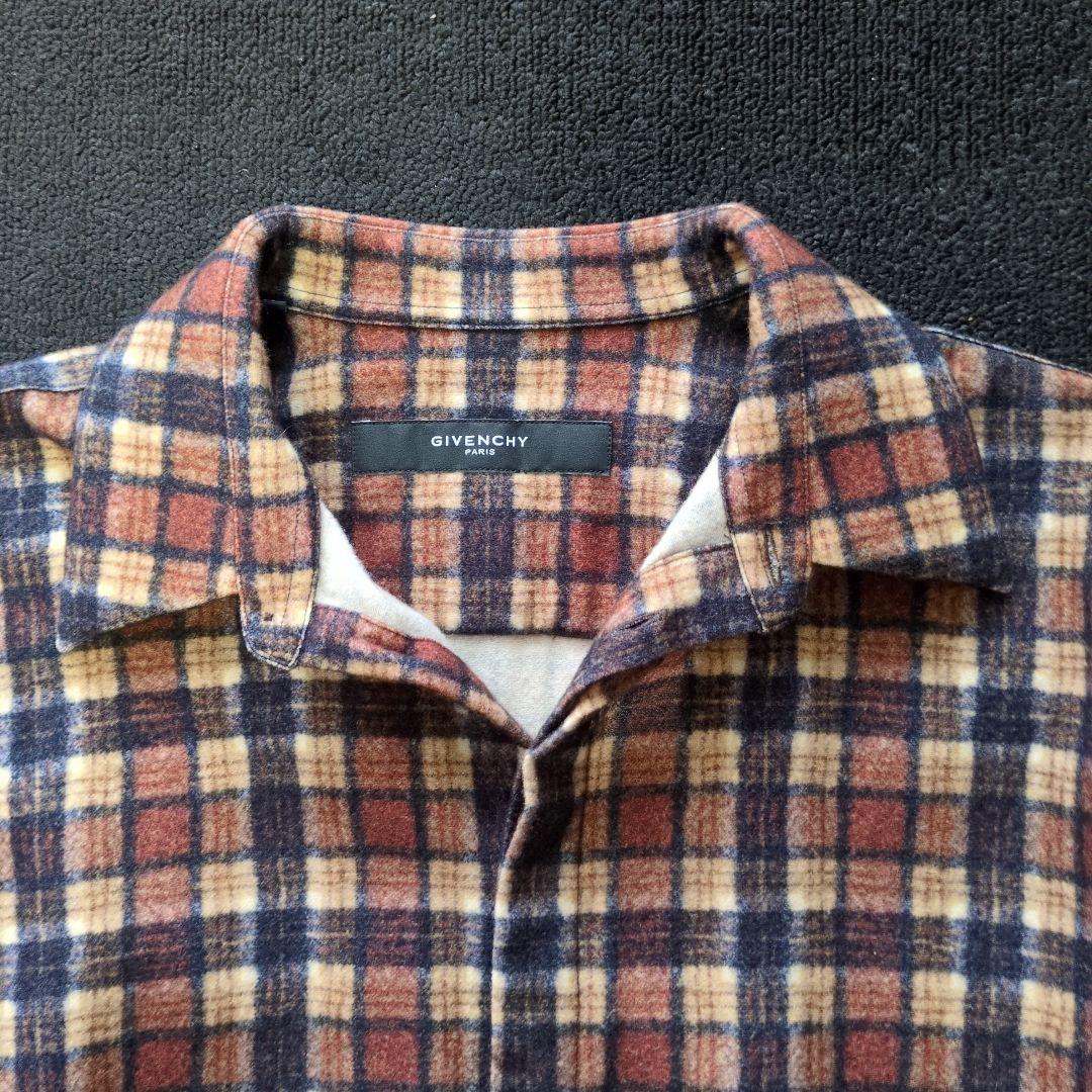 GIVENCHY チェック柄 長袖シャツ