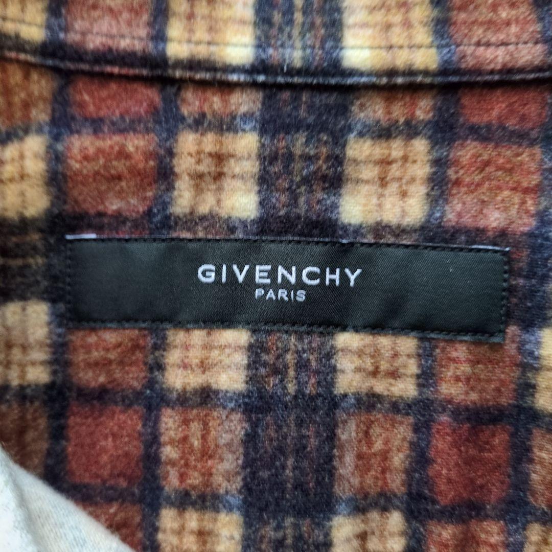 GIVENCHY チェック柄 長袖シャツ