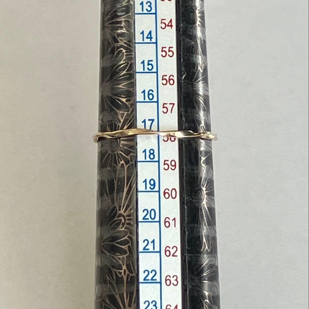 K10 10金　17号　リング　8