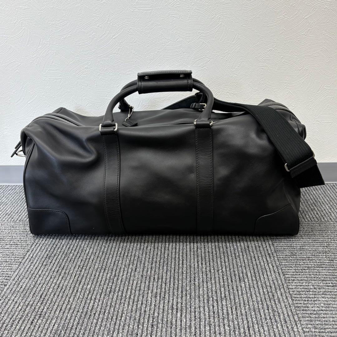美品　コーチ　COACH F05404 ボストンバッグ　鍵付き　大容量　レザー
