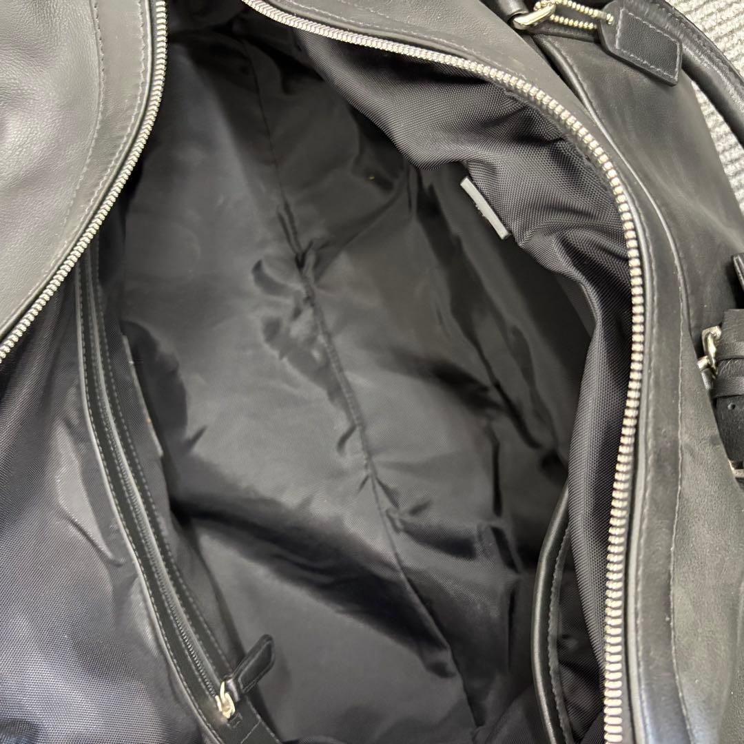 美品　コーチ　COACH F05404 ボストンバッグ　鍵付き　大容量　レザー