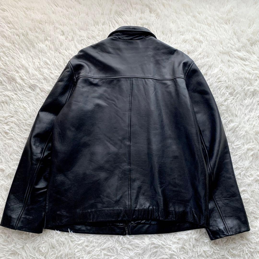 【美品 XL】90s BANANA REPUBLIC レザー ジャケット