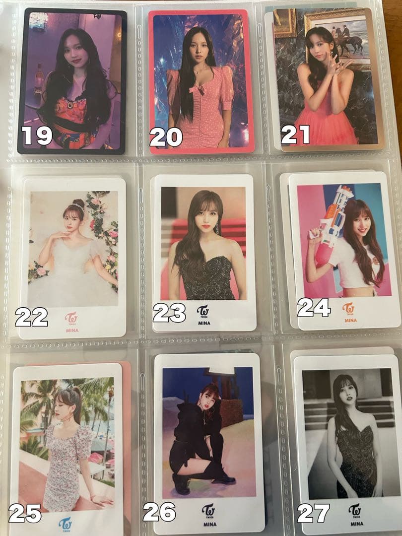 TWICE ミナ トレカまとめ