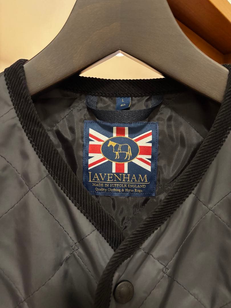 【未使用】LAVENHAM アンワディッド ソーンハム メンズ Lサイズ