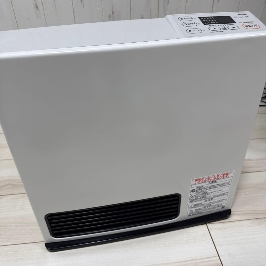 リンナイ ガスファンヒーター SRC-365E 都市ガス 22年製 ホース付き