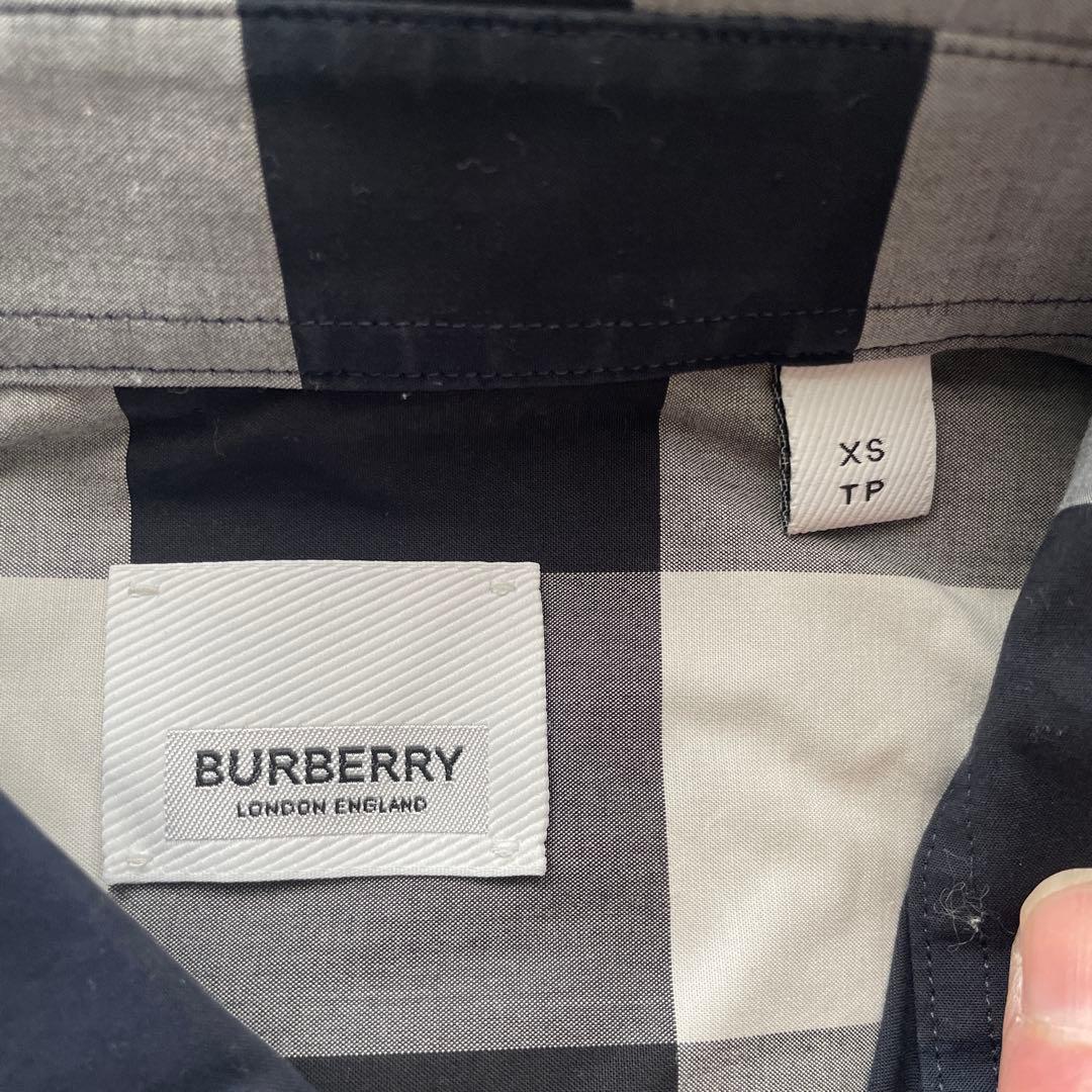 Burberry チェック柄 長袖シャツ XS
