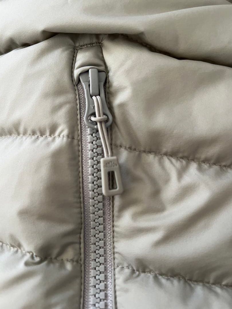 ダントンDANTON ナイロンタフタミドルダウン XS グレイッシュベージュ