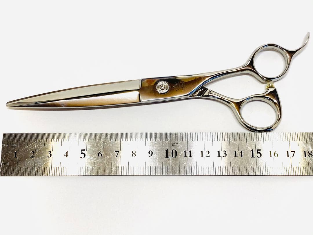 7インチ スライドシザー 剣刃 カットシザー 理容 美容 鋏 シザー