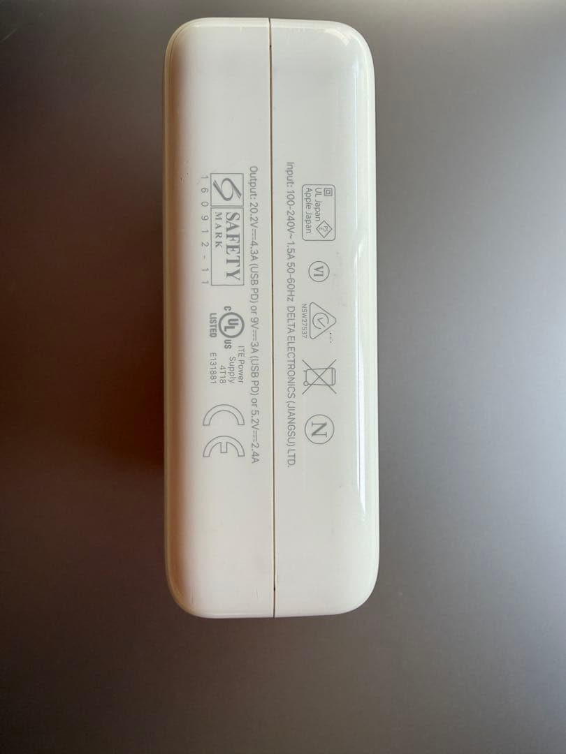 Apple純正 MagSafe 3ケーブル87W充電アダプタ A1719