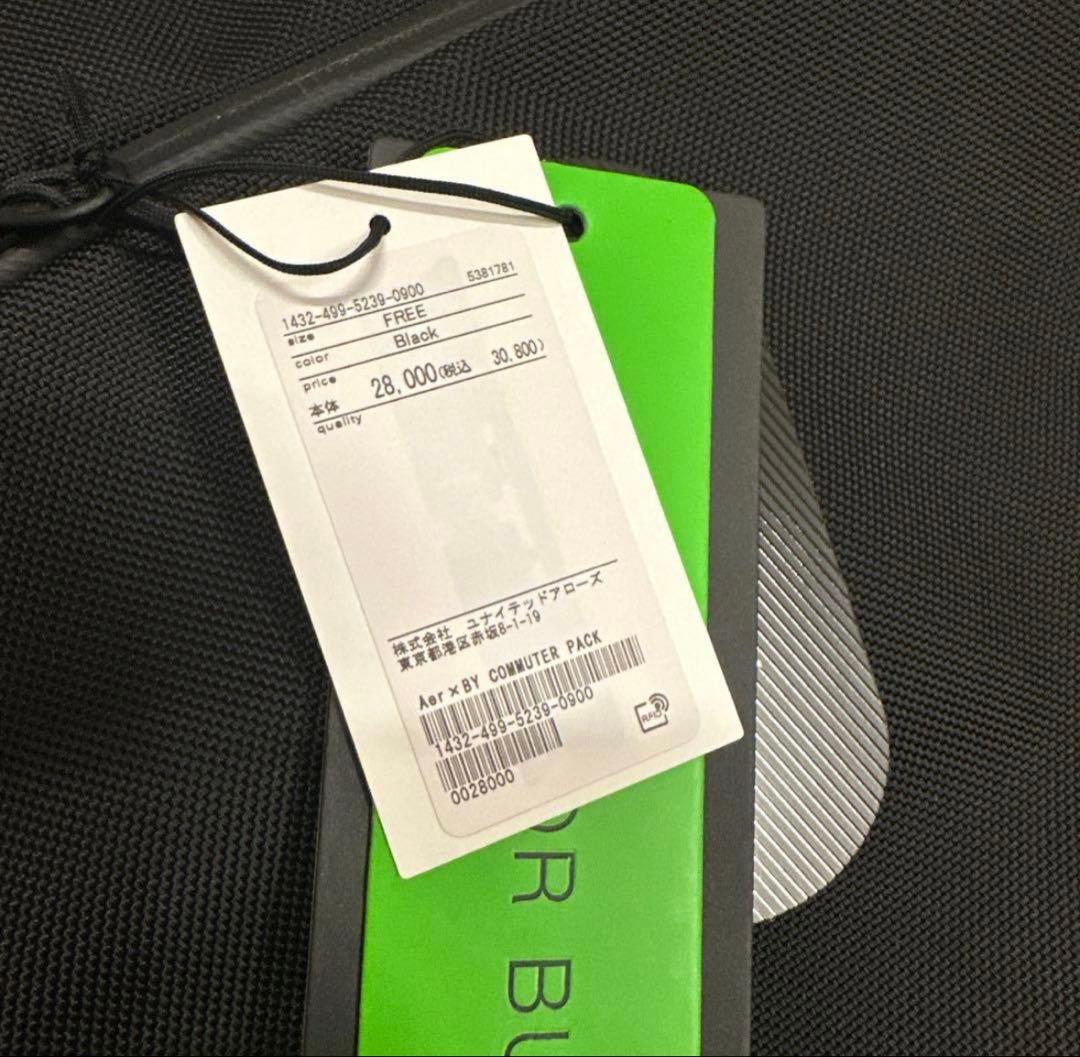 【1週間のみ着用】別注：Aer COMMUTER PACK（エアー）