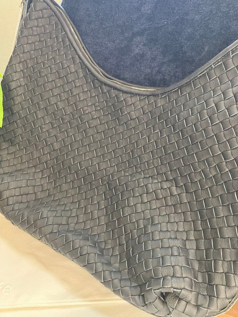 ◆新品未使用◆Llife COW LEATHER MESH BAG LIDNM