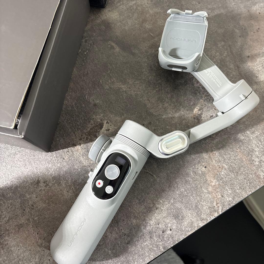 AOCHUAN SMART X PRO グレー /スマホジンバル折りたたみ式手持