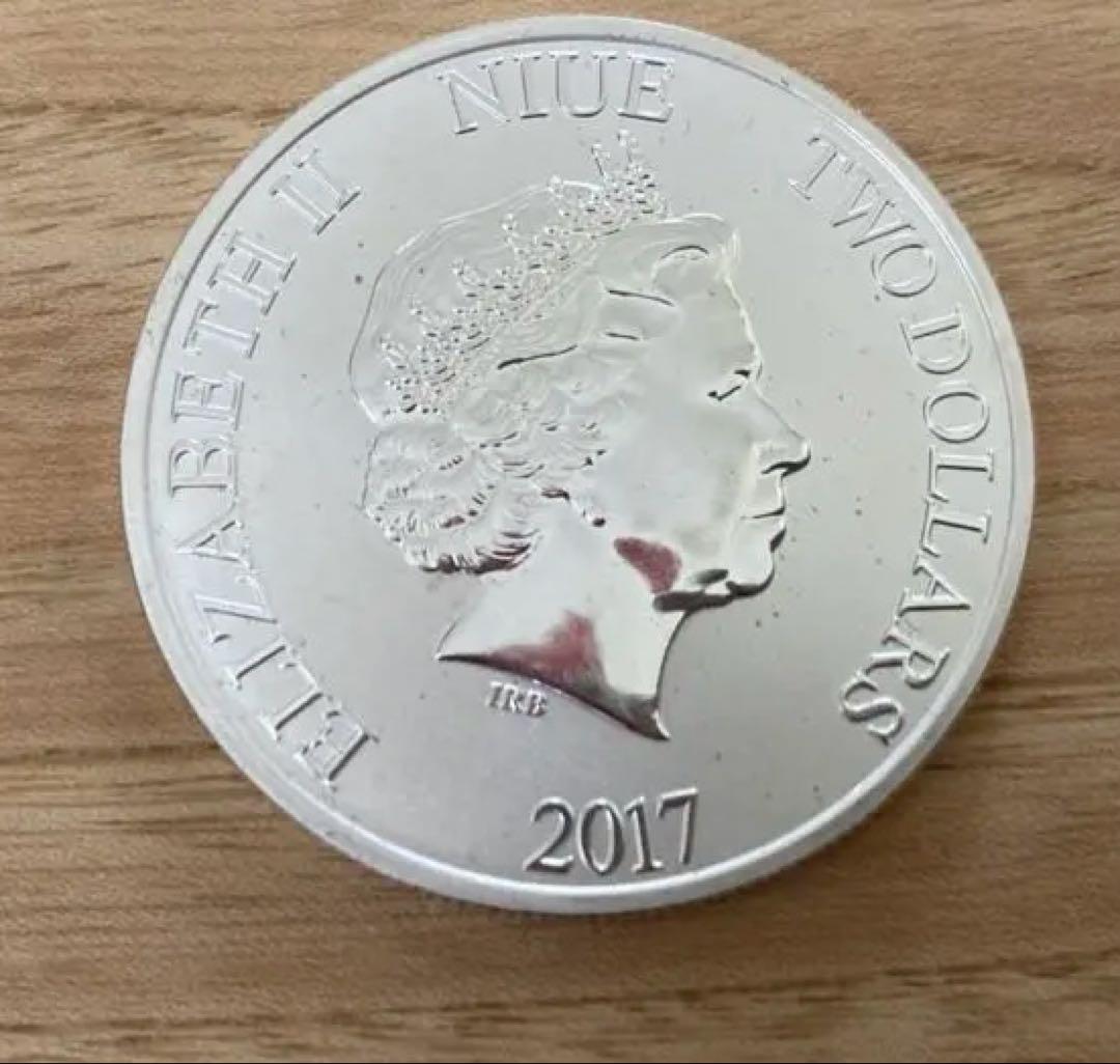 2017年 エリザベス女王 10ドル 銀貨