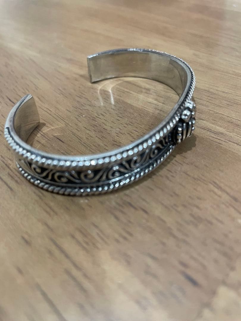 【SAAD Ariif Collection】クラウン バングル シルバー925