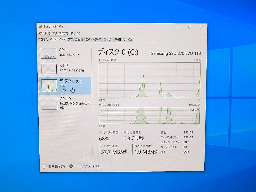 corei5−4590 WIn11Pro SSD1TB メモリ16GB