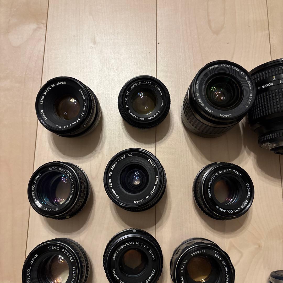 AF NIKKOR EF instax カメラ　レンズ　まとめ