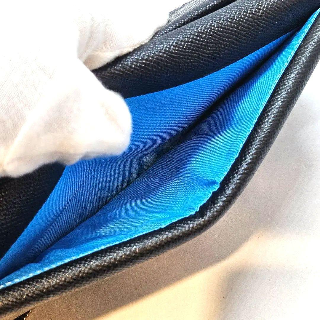 ブルガリ ラウンドファスナー オーガナイザー RFID 黒 サークルロゴ