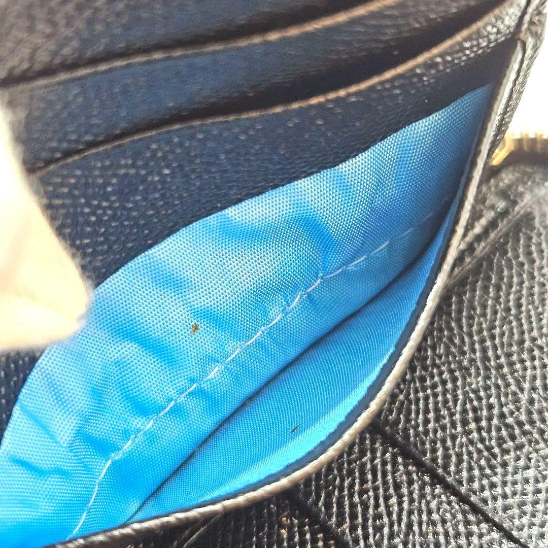 ブルガリ ラウンドファスナー オーガナイザー RFID 黒 サークルロゴ