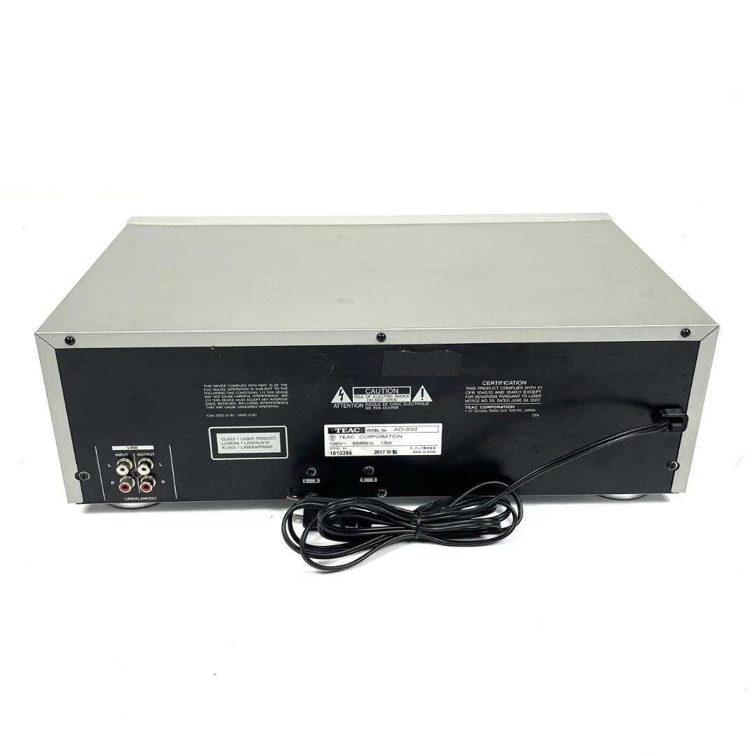 TEAC AD-850 カセットデッキ CDプレーヤー