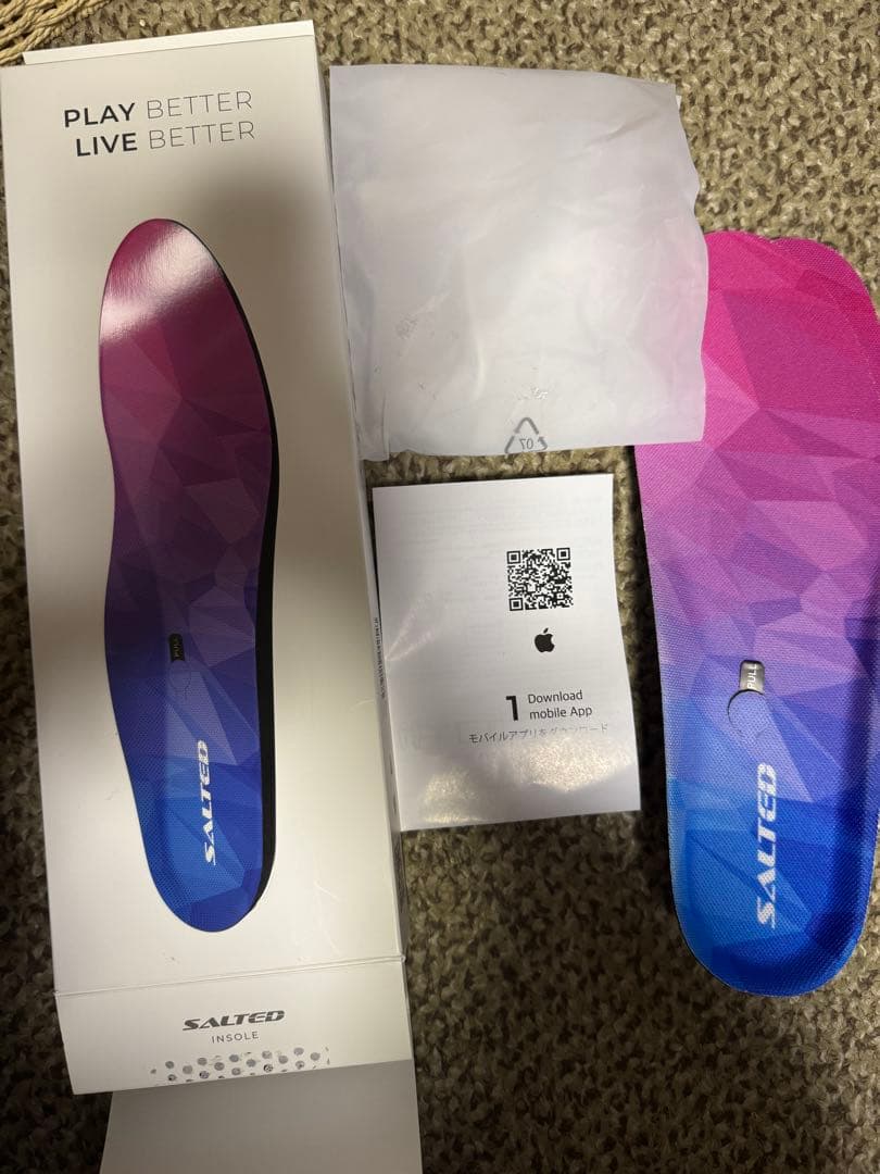 インソール型足圧計SALTED SMART INSOLE Mサイズ